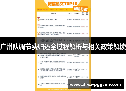 广州队调节费归还全过程解析与相关政策解读
