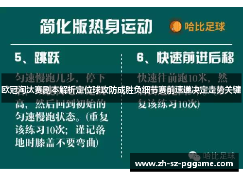 欧冠淘汰赛剧本解析定位球攻防成胜负细节赛前速递决定走势关键 欧冠淘汰赛剧本解析定位球攻防成胜负细节赛前速递决定走势关键